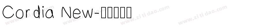 Cordia New字体转换